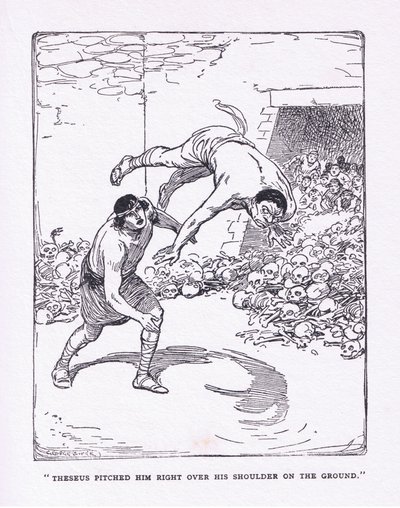 जॉर्ज एलेन और अनविन 1929 द्वारा प्रकाशित द हीरोज से समुद्र ने उसे अपने कंधे पर ठीक से बिठाया द्वारा जॉर्ज सॉपर