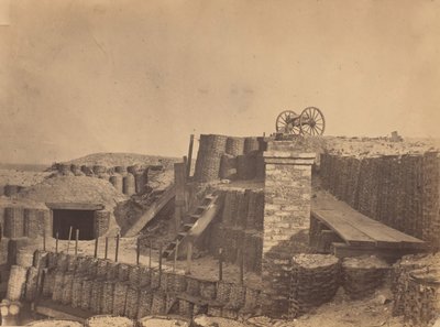 चार्ल्सटन, दक्षिण कैरोलिना, सीए के पास किलेबंदी। 1861. द्वारा जॉर्ज स्टेसी।