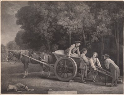 मजदूर, कलाकार द्वारा उकेरा गया पब। 1789 (नक़्क़ाशी) द्वारा जॉर्ज स्टब्स