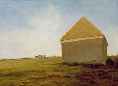 न्यूमार्केट हीथ, एक रगड़-डाउन हाउस के साथ, c.1765 (बहाली के बाद) (111978 देखें) द्वारा जॉर्ज स्टब्स