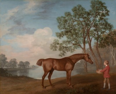 एक अस्तबल-बालक के साथ कद्दू, 1774। द्वारा जॉर्ज स्टब्स