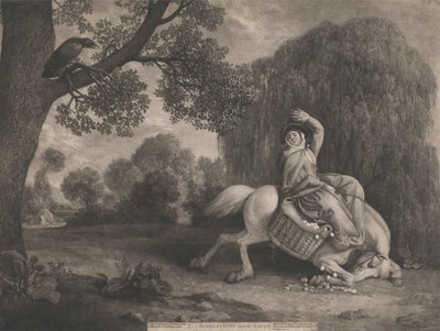 कृषक पत्नी और रेवेन, कलाकार, पब द्वारा उत्कीर्ण। 1788 (123112 भी देखें) द्वारा जॉर्ज स्टब्स