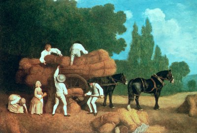 हार्वेस्ट वैगन द्वारा George Stubbs