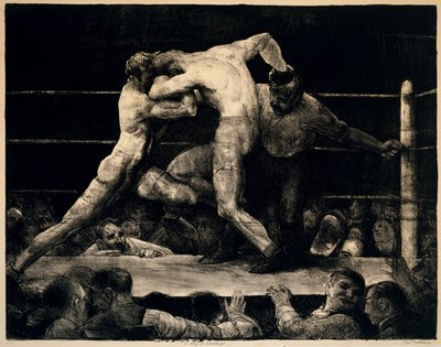ए स्टैग ऑन शार्कीज़, 1917 द्वारा जॉर्ज वेस्ले बेलोज़