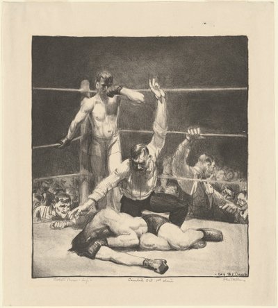 काउंट आउट, पहला पत्थर, 1921। द्वारा जॉर्ज वेस्ले बेलोज़