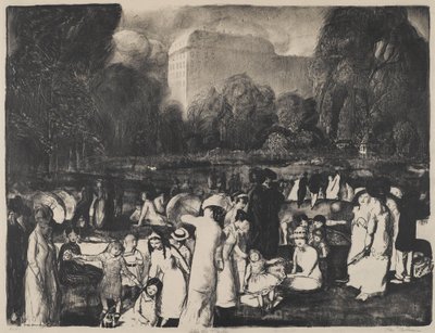 पार्क, लाइट, 1916 में द्वारा जॉर्ज वेस्ले बेलोज़