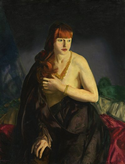 लाल बालों के साथ नग्न, 1920। द्वारा George Wesley Bellows