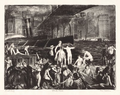 स्प्लिंटर बीच, 1916। द्वारा जॉर्ज वेस्ले बेलोज़