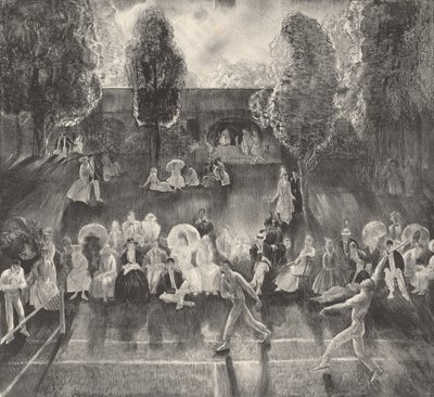 टेनिस, 1920। द्वारा जॉर्ज वेस्ले बेलोज़