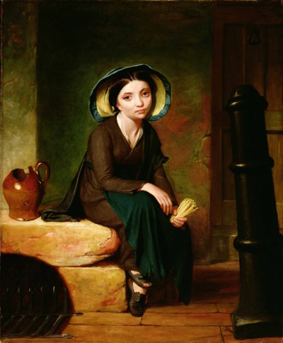 द मैच गर्ल, 1834 द्वारा जॉर्ज व्हिटिंग फ्लैग
