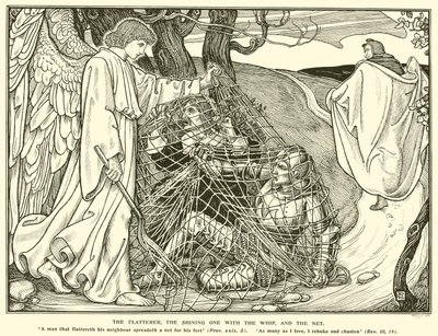 द फ़्लैटरर, द शाइनिंग वन विथ द व्हिप, और नेट (उत्कीर्णन) द्वारा जॉर्ज वोल्लिस्क्रॉफ्ट सिर