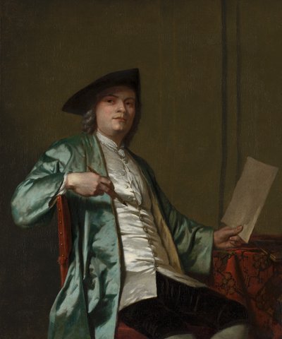 कॉर्नेलिस प्लोस वैन एम्स्टेल का पोर्ट्रेट, c.1758 द्वारा George van der Mijn