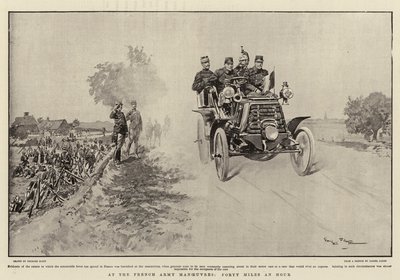 फ्रांसीसी सेना के युद्धाभ्यास में, चालीस मील एक घंटा द्वारा Georges Bertin Scott