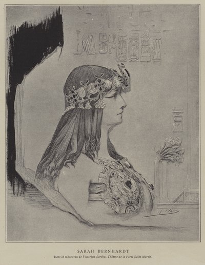 सारा बर्नहार्ट, फ्रांसीसी अभिनेत्री द्वारा Georges Clairin