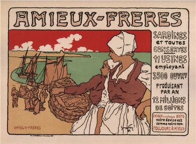 Amieux Freres Poster, 1899 द्वारा जार्ज फे