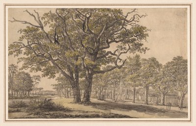 लैंडस्केप रेक्टो पेरिस के दो दृश्य, पहली छमाही 1800s। द्वारा माइकल को जार्ज करता है
