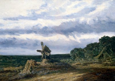 एक मिल के साथ लैंडस्केप, c1783-1843 द्वारा माइकल को जार्ज करता है