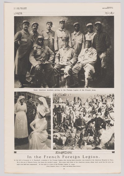 फ्रांसीसी विदेशी सेना में, 30 सितंबर, 1915 द्वारा सीए स्लेड