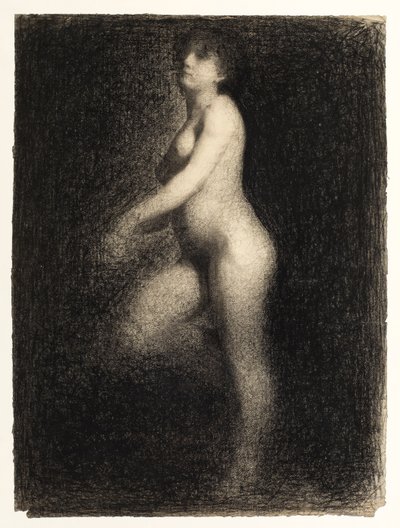 महिला नग्न, c.1879-81 द्वारा जॉर्जेस पियरे सेरात
