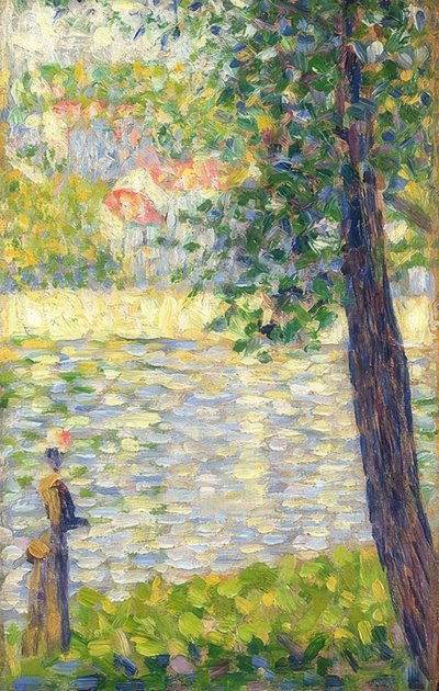 सुबह की सैर। 1885 द्वारा Georges Seurat
