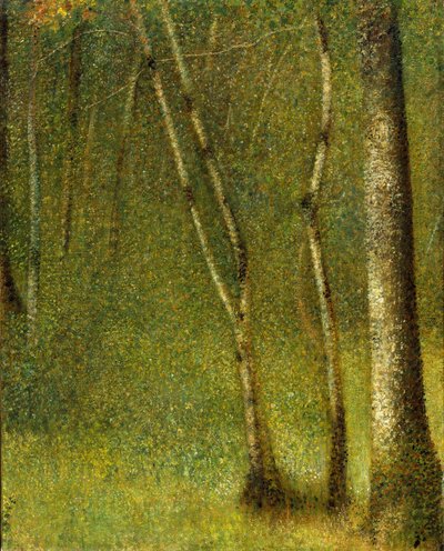 पोंटाउबर्ट में वन, 1881 द्वारा Georges Seurat