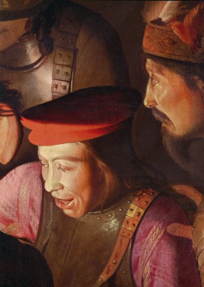 सेंट पीटर का इनकार, 1650 (6279 का विस्तार) द्वारा जॉर्जेस डी ला टूर