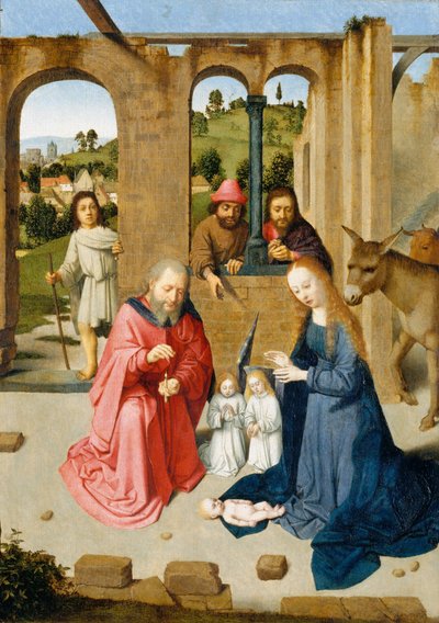 द नेटिविटी, c.1482 द्वारा जेरार्ड डेविड