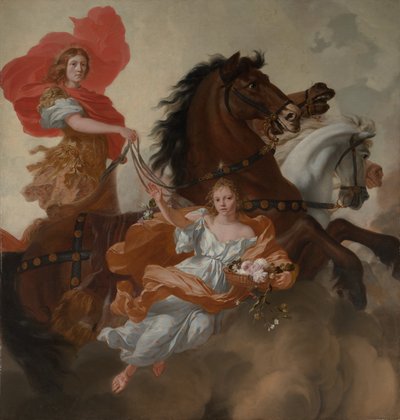 अपोलो और ऑरोरा, 1671। द्वारा जेरार्ड डी लैरेसी