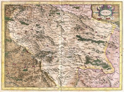 स्टायरिया, ऑस्ट्रिया द्वारा जेरार्डस मर्केटर