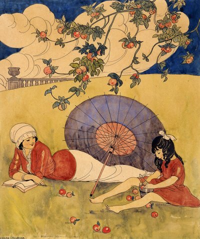 ऑर्चर्ड में द्वारा Gerda Marie Frederike Wegener