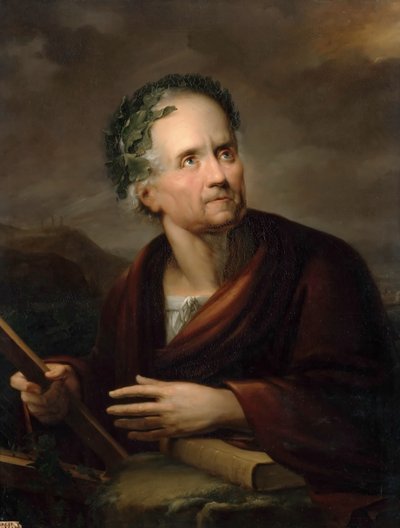 फ्रेडरिक गोटलिब क्लॉपस्टॉक का पोर्ट्रेट 1724-1803 द्वारा गेर्ड्ट हार्डोर्फ