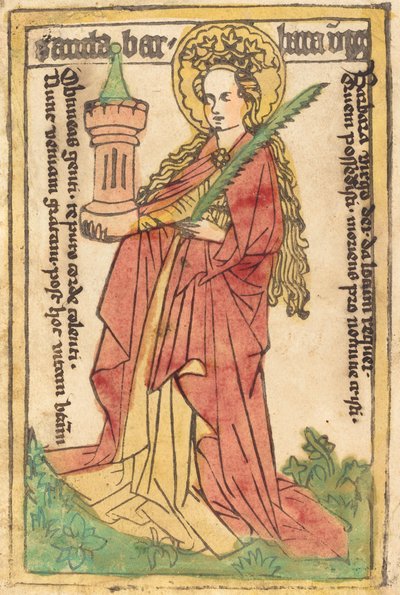 Saint Barbara द्वारा जर्मन 15वीं सदी