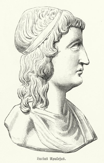 Apuleius, रोमन लेखक, दार्शनिक और बयानबाजी (लिथो) द्वारा जर्मन स्कूल