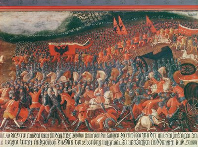 C.1388 में क्रोनबर्ग, जर्मनी की लड़ाई द्वारा जर्मन स्कूल