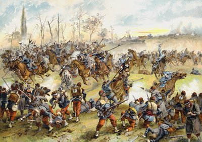सेंट क्वेंटिन की लड़ाई, फ्रेंको-प्रशिया युद्ध, 19 जनवरी 1871 द्वारा जर्मन स्कूल