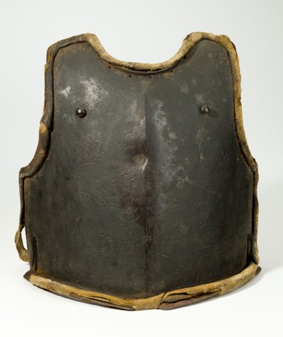 ब्रैस्टप्लेट, c.1650-1700 (स्टील, पेंट, चमड़ा और कपड़े) द्वारा जर्मन स्कूल