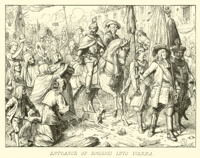 Sobieski का प्रवेश वियना में द्वारा जर्मन स्कूल