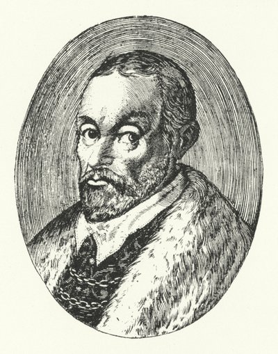 Giovanni Guarini, इतालवी कवि (उत्कीर्णन) द्वारा जर्मन स्कूल