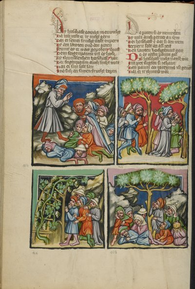वेल्ट्टिंकट्रिक सुश्री 33 फोल से प्रकाशित। 135 v, c.1400-10 (ताप, सोना और चांदी का पेंट, चर्मपत्र पर स्याही) द्वारा जर्मन स्कूल