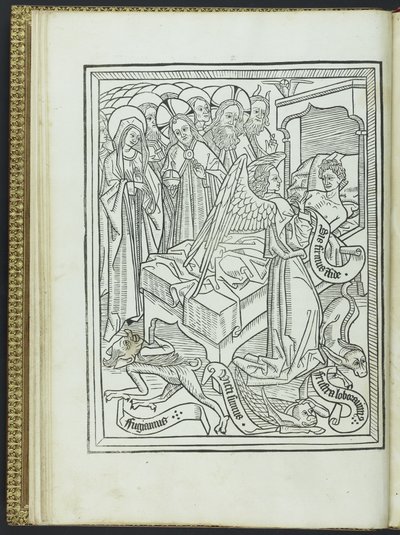 Moriendi से चित्रण ' द्वारा जर्मन स्कूल
