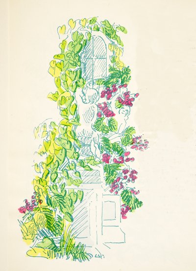 स्टाइल से चित्रण, pub.1922 (स्टैंसिल प्रिंट) द्वारा जर्मन स्कूल