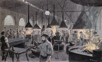 किएल, जर्मनी में शाही घाट, c.1900 द्वारा जर्मन स्कूल