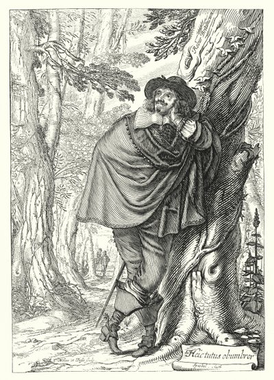 जेम्स हॉवेल, एंग्लो-वेल्श इतिहासकार और लेखक (उत्कीर्णन) द्वारा जर्मन स्कूल