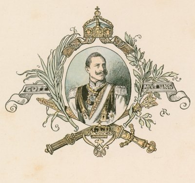 कैसर विल्हेम II, जर्मन सम्राट और प्रशिया के राजा (1859-1941) द्वारा जर्मन स्कूल