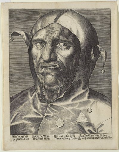 जेस्टर के बड़े प्रमुख, c.1600 द्वारा जर्मन स्कूल