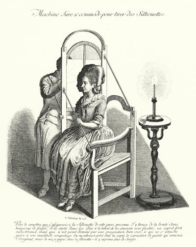 सिल्हूट लेने के लिए मशीन (उत्कीर्णन) द्वारा जर्मन स्कूल