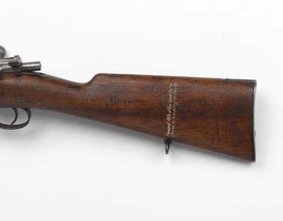 मौसर M1896 7.92 मिमी बोल्ट एक्शन राइफल 1896 जनरल लुई बोथा द्वारा इस्तेमाल किया गया द्वारा जर्मन स्कूल