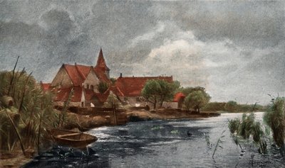 Nieuwkerk (रंग फोटोग्रावुर) द्वारा जर्मन स्कूल