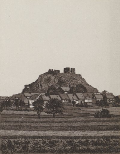 बर्बाद Engelhaus (लिथो) द्वारा जर्मन स्कूल