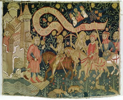 6 मार्च, 1423 को चिन के महल में जोन ऑफ द आर्क ऑफ (c.1412-31) चार्ल्स VII (1403-61) द्वारा प्राप्त किया गया, जो द मेडन के समय निर्मित था। द्वारा जर्मन स्कूल